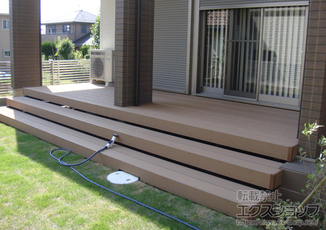 千葉県習志野市ののウッドデッキ リコステージII 施工例