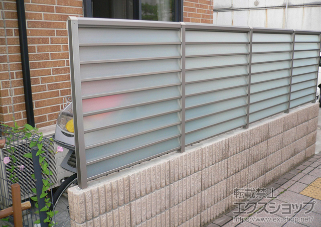 東京都江戸川区ののフェンス・柵 サニーブリーズフェンスS型 施工例