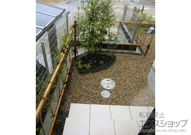 兵庫県宝塚市ののフェンス・柵 ハイグリッドフェンスUF8型 施工例