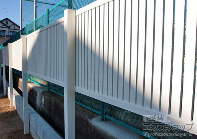 千葉県船橋市ののフェンス・柵 エクスラインフェンス6型 施工例