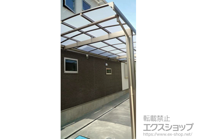 神奈川県大和市ののカーポート キューブポートレギュラー　積雪対応〜20cm 施工例