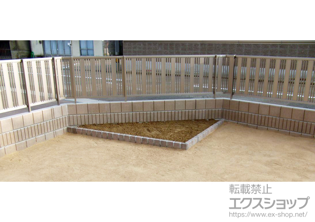 石川県かほく市ののフェンス・柵 ハイミレーヌＲ5型フェンス 施工例