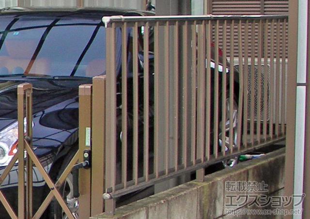 茨城県取手市ののフェンス・柵 ハイサモア　フリーポールタイプ 施工例