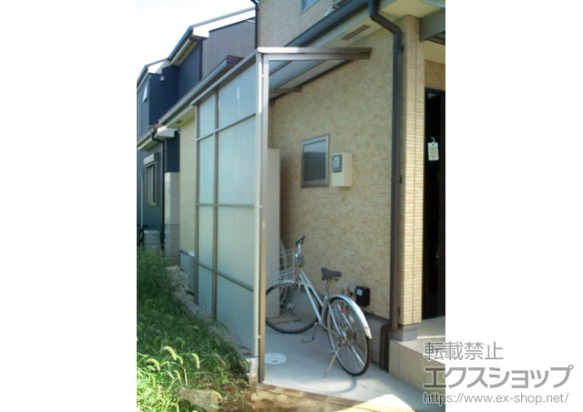 埼玉県川口市ののストックヤード オイトック　波板タイプ　積雪対応〜20cm 施工例