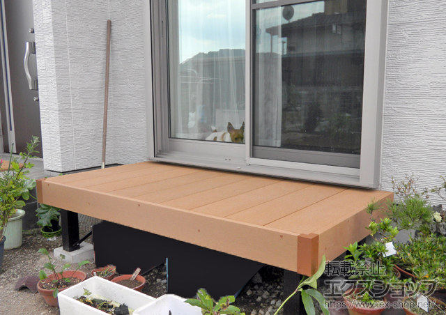 静岡県駿東郡清水町ののウッドデッキ リウッドデッキ 200 施工例