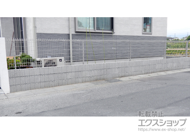 静岡県駿東郡清水町ののフェンス・柵 メッシュフェンスＧ10Ｒ 施工例