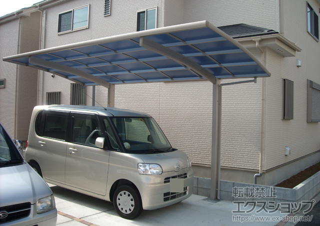 東京都稲城市ののカーポート プレシオスポート 積雪〜20cm対応 施工例