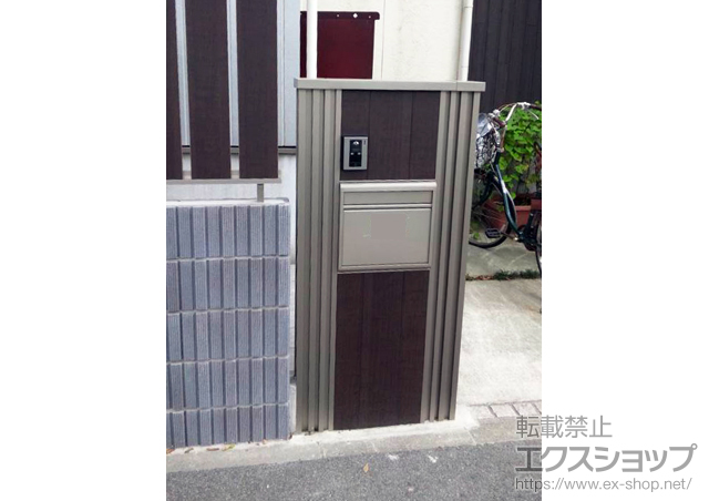 千葉県浦安市のの機能門柱・ポスト アーキモダンファンクションP3R型 施工例