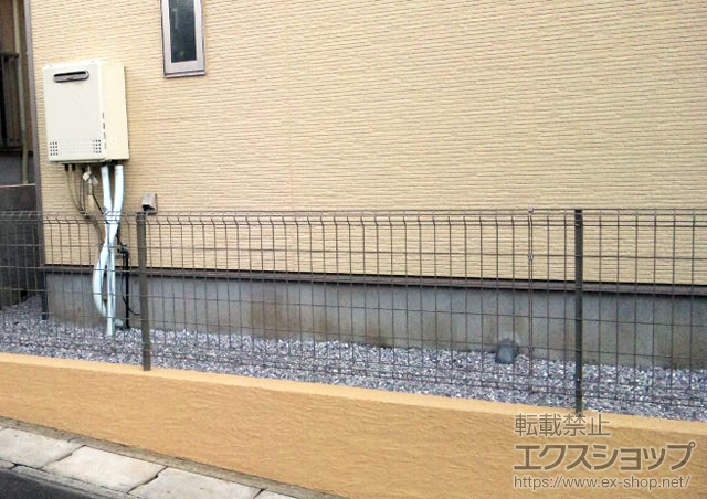 千葉県市川市ののフェンス・柵 ハイグリッドフェンスＵＦ8型 施工例