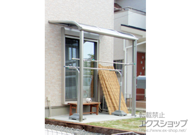 愛知県稲沢市ののテラス屋根 プレシオステラス R型 テラスタイプ  積雪〜20?対応 施工例