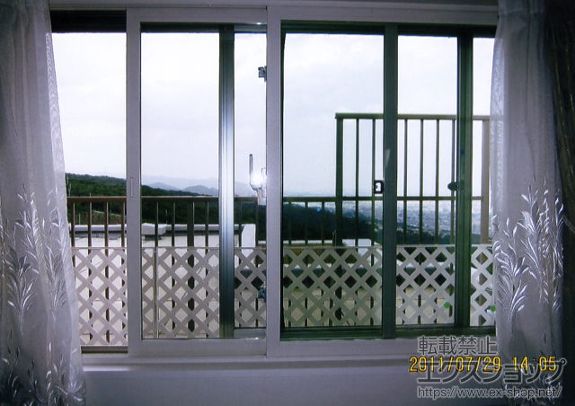 兵庫県宝塚市のの二重窓（内窓） インプラス ダストバリア仕様 引違い窓 施工例