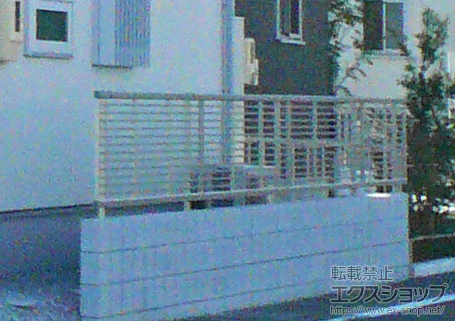 静岡県菊川市ののフェンス・柵 エクスラインフェンス12型 施工例