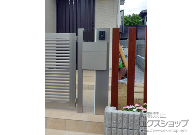 神奈川県横浜市のの機能門柱・ポスト ファンクションユニット ウィルモダン 門柱仕様 施工例