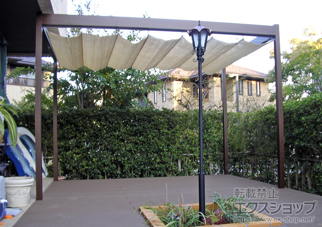 千葉県浦安市ののパーゴラ フレーム・ポーチ 独立タイプ 施工例