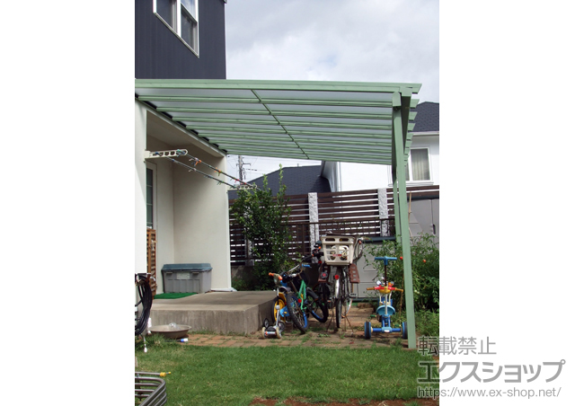 茨城県守谷市ののテラス屋根 ナチュレ　積雪〜20?対応 施工例