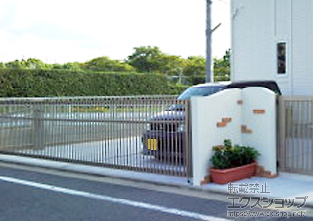 福岡県北九州市ののカーゲート ワイドオーバードアS2型 施工例