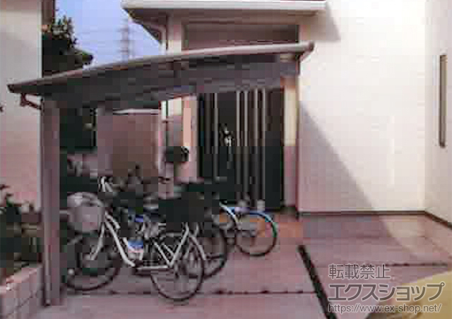 東京都日野市ののカーポート プレシオスポート 積雪〜20cm対応 施工例