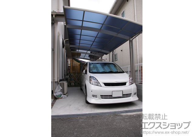 福岡県糸島市ののカーポート プレシオスポート 積雪〜20cm対応 施工例