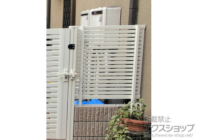 東京都板橋区ののフェンス・柵 シャレオR3型フェンス　フリーポール 施工例