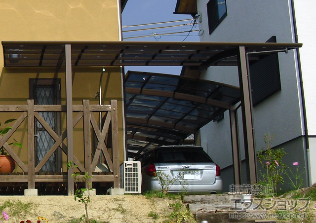 奈良県吉野郡ののカーポート プレシオスポート　単体　積雪〜20cm対応 施工例