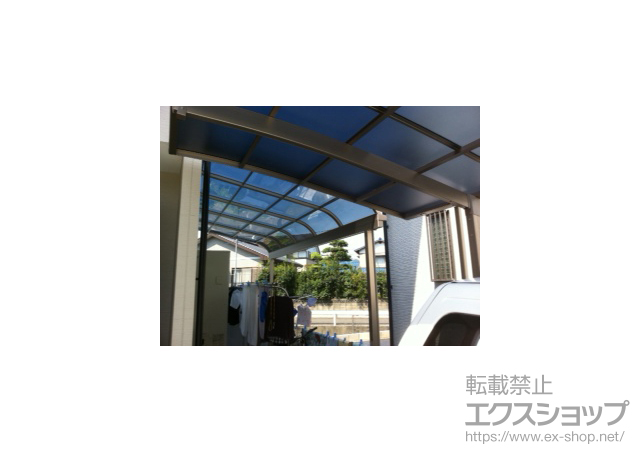 福岡県京都郡のLIXIL リクシル（トステム）のテラス屋根 ライザーテラスII R型 テラスタイプ 単体　積雪〜20cm対応 施工例