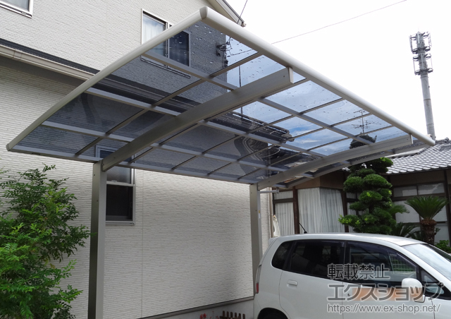 熊本県熊本市ののカーポート プレシオスポート 積雪〜20cm対応 施工例