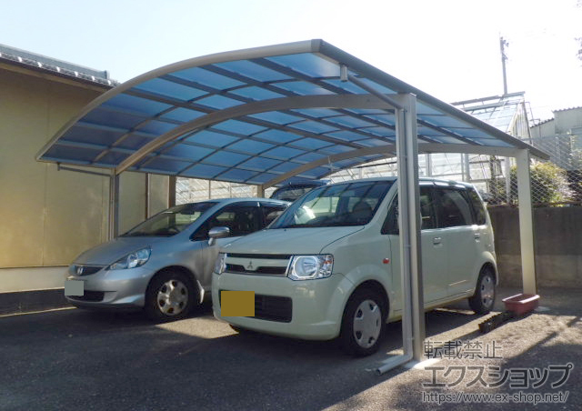 大分県別府市ののカーポート プレシオスポート ワイド 積雪〜20cm対応 施工例