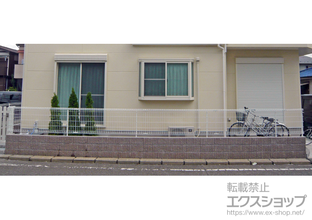 東京都羽村市ののフェンス・柵 ハイグリッドフェンスUF8型 施工例