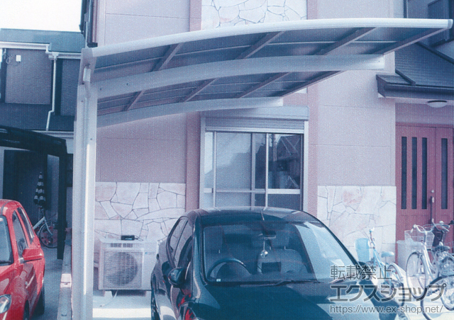 大阪府堺市ののカーポート プレシオスポート 単体 積雪〜20cm対応 施工例