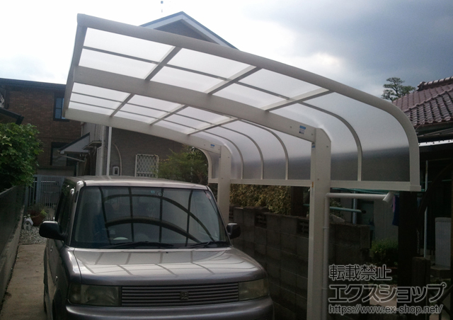 愛知県春日井市ののカーポート レイナキャップポート積雪〜20cm対応 施工例