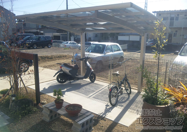 宮城県仙台市ののカーポート プレシオスポート　積雪〜20cm対応 施工例
