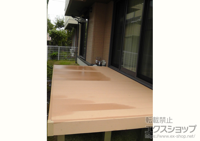 神奈川県川崎市ののウッドデッキ リウッドデッキ200 単体 施工例