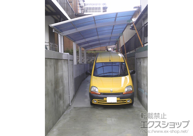 愛知県東海市ののカーポート プレシオスポート 縦連棟 積雪〜20?対応 施工例