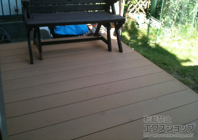 神奈川県横浜市ののウッドデッキ リウッドデッキ 200 単体 施工例