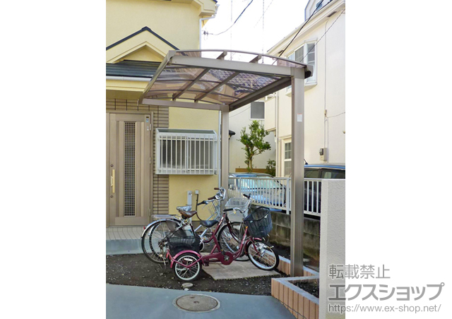 東京都昭島市ののサイクルポート・駐輪場 キューブポートミニ 積雪〜20cm対応 施工例