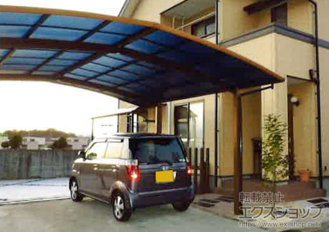香川県綾歌郡宇多津町ののカーポート スタンダードカーポート M合掌 施工例