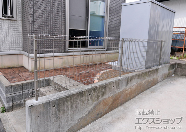 神奈川県足柄上郡大井町ののフェンス・柵 ハイグリッドフェンスUF8型 施工例