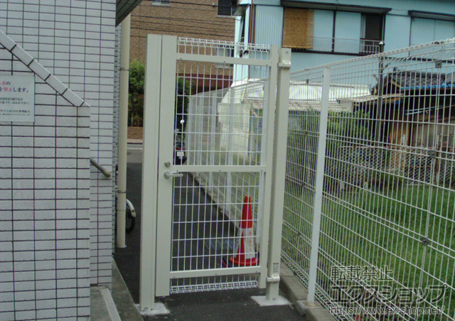 神奈川県川崎市のの門扉 ハイグリッド門扉NF1型 片開き 施工例