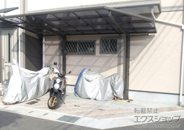 京都府京都市のLIXIL リクシル（トステム）のカーポート レークポートシグマIII　積雪〜30cm対応 施工例