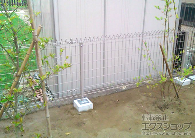 宮城県仙台市ののフェンス・柵 メッシュフェンス G10-R 施工例
