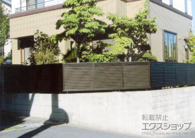 茨城県取手市ののフェンス・柵 プリレオR9型　フリーポールタイプ 施工例