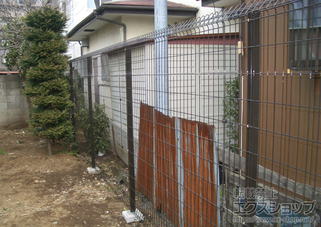 埼玉県所沢市ののフェンス・柵 メッシュフェンス G10 施工例