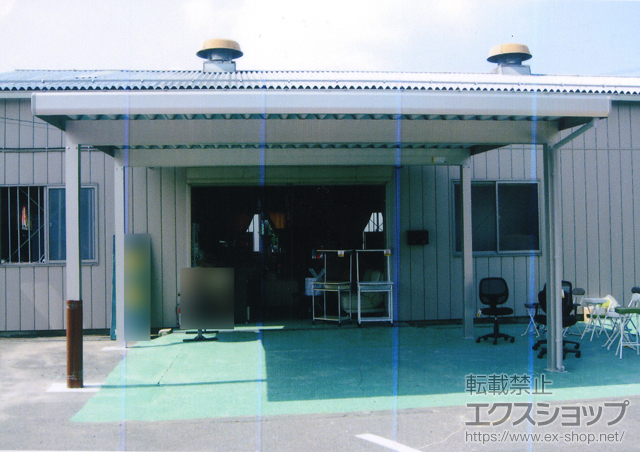 埼玉県越谷市ののカーポート レオンポートneo 2台用 角柱タイプ　積雪〜50cm対応 施工例