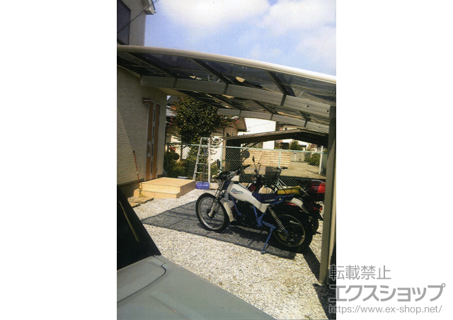 栃木県宇都宮市ののカーポート プレシオスポート　積雪〜対応 施工例