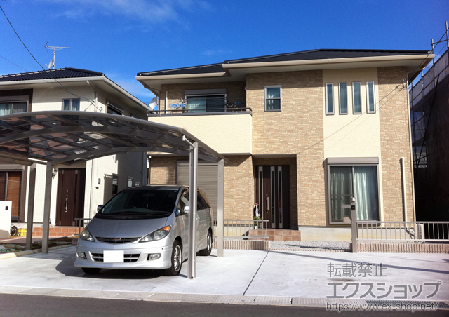 香川県高松市ののカーポート プレシオスポート ワイド　積雪〜20cm対応 施工例