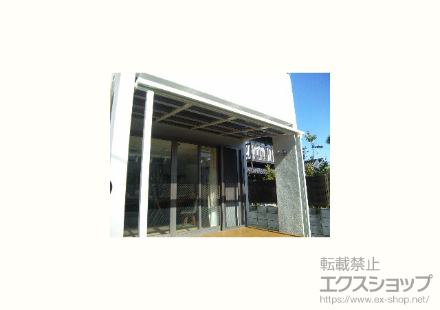 東京都世田谷区のLIXIL リクシル（トステム）のテラス屋根 ライザーテラスII  F型 テラスタイプ 単体　積雪〜20cm対応 施工例