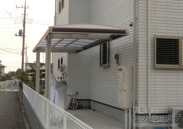 埼玉県加須市ののサイクルポート・駐輪場 キューブポートプラス ミニ 施工例