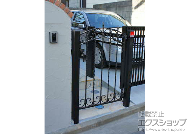 東京都世田谷区のの門扉 ユーフォス門扉3型　片開き 施工例