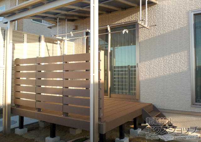 岡山県岡山市ののフェンス・柵 エクスラインフェンス7型 施工例