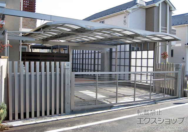 東京都小金井市ののカーポート UスタイルII H26タイプ 施工例